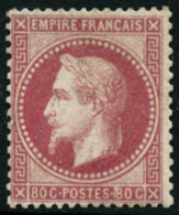 ** N°32 80c Rose, Signé Brun - TB - 1863-1870 Napoléon III Lauré