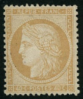 * N°38 40c Orange, Signé Calves - TB - 1870 Siege Of Paris