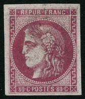 * N°49 80c Rose, Signé Brun - TB - 1870 Emisión De Bordeaux