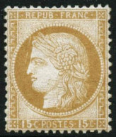 ** N°55 15c Bistre - TB - 1871-1875 Ceres