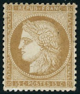 ** N°59 15c Bistre - TB - 1871-1875 Cérès