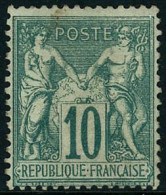 * N°65 10c Vert - TB - 1876-1878 Sage (Typ I)