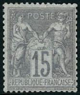 ** N°66 15c Gris - TB - 1876-1878 Sage (Typ I)