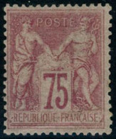 ** N°81 75crose, Pièce De Luxe - TB - 1876-1898 Sage (Tipo II)