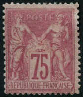 * N°81 75c Rose, Signé Brun - TB - 1876-1898 Sage (Tipo II)