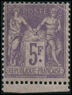 * N°95 5F Violet S/lilas - TB - 1876-1898 Sage (Tipo II)