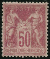 ** N°104 50c Rose, Pièce De Luxe - TB - 1898-1900 Sage (Type III)