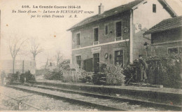 FRANCE - Alsace - La Grande Guerre 1914 - 15 - La Gare De Burnhaupt Occupée Par Les Soldats... - Carte Postale Ancienne - Mulhouse