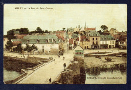 56. Auray. Le Pont De Saint-Goustan. Pub Petit Beurre LU Lefevre-Utile - Auray