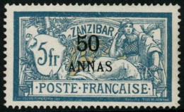 ** N°57 50a S/5F Bleu S/chamois - TB - Autres & Non Classés