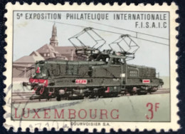 Luxembourg - Luxemburg - C18/34 - 1966 - (°)used - Michel 736 - Elektrische Locomotief - Oblitérés