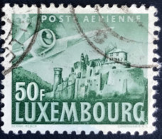 Luxembourg - Luxemburg - C18/34 - 1946 - (°)used - Michel 411 - Vliegtuig En Kasteel Van Vianden - Gebruikt