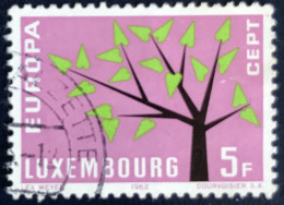 Luxembourg - Luxemburg - C18/34 - 1962 - (°)used - Michel 658 - Europa - Boom Met 19 Bladeren - Usados