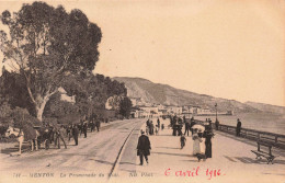 FRANCE - Menton - La Promenade Du Midi - ND Phot - Animé - Carte Postale Ancienne - Menton