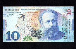 GEORGIA  P-W77  10 Lari  2019  UNC   NEUF   SIN CIRCULAR - Georgien