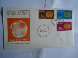 CYPRUS  FDC   EUROPA 1970 - 1970