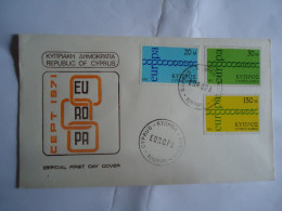 CYPRUS  FDC   EUROPA 1971 - 1970