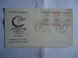 CYPRUS  FDC   EUROPA 1966 - 1970