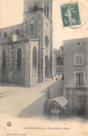 CPA 42 PANISSIERES / PLACE CARNOT / EGLISE - Autres & Non Classés