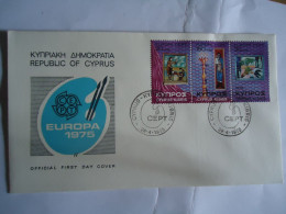 CYPRUS  FDC   EUROPA 1975 - 1975