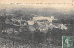 CPA 42 SAINT PIERRE DE BOEUF / QUARTIER DE LA BASCULE / USINE DE TISSAGE - Autres & Non Classés