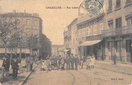 CPA 42 CHAZELLES / RUE LAFONT - Other & Unclassified