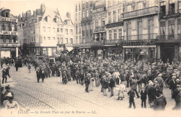 59-LILLE- LA GRANDE PLACE AU JOUR DE BOURSE - Lille