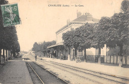 CPA 42 CHARLIEU / LA GARE - Charlieu