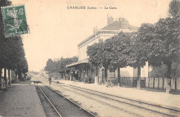 Delcampe - CPA 42 CHARLIEU / LA GARE - Charlieu