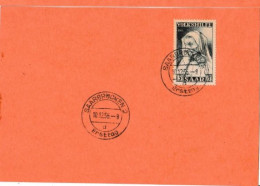 SARRE-N°347 -1er Jour SARRBRUCKEN 2-10/12/55- - Storia Postale