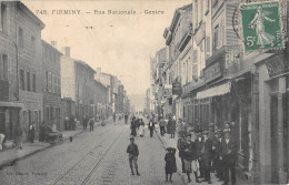 CPA 42 FIRMINY / RUE NATIONALE / CENTRE - Firminy
