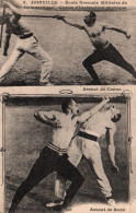 Ecole Normale Militaire De Gymnastique Joinville: Assaut De Boxe Et De Canne - Carte V. Lasnier N° 3 - Boxing