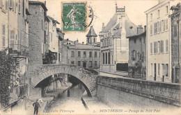 CPA 42 MONTBRISON / PASSAGE DU PETIT PONT - Montbrison