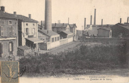 CPA 42 LORETTE / QUARTIER DE LA GARE - Andere & Zonder Classificatie