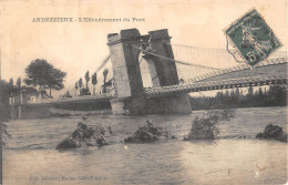 CPA 42 ANDREZIEUX / EFFONDREMENT DU PONT - Andrézieux-Bouthéon