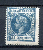 1905.RIO DE ORO.EDIFIL 8*.NUEVOS CON FIJASELLOS(MH).CATALOGO 140€ - Rio De Oro