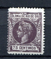 1905.RIO DE ORO.EDIFIL 10(*).NUEVOS CON FIJASELLOS(MH).CATALOGO 70€ - Rio De Oro