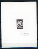 AW2-9 Haute-Volta épreuve De Luxe (artist Proof) N° 203  Avec Signature De L'artiste ???     A Saisir !!! - Haute-Volta (1958-1984)