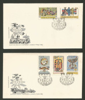 2 X FDC Praga 1962 Praha Ceskoslovensko - Brieven En Documenten