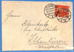 Saar 1921 Lettre De Volklingen (G22728) - Brieven En Documenten