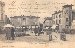 CPA 42 FEURS / PLACE CHARLES DORIAN - Feurs