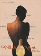 Publicité Parfum VANILLA MUSK De Coty - Format A4 (Voir Photo) - Pubblicitari (riviste)