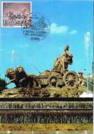 51625. Tarjeta Maxima MADRID 1989. Monumento A La CIBELES - Tarjetas Máxima