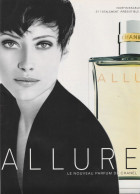 Publicité Parfum ALLURE De Chanel Paris - Format A4 (Voir Photo) - Publicités Parfum (journaux)