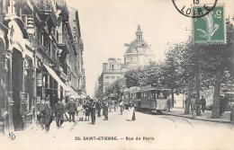 CPA 42 SAINT ETIENNE / RUE DE PARIS - Saint Etienne