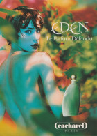 Publicité Parfum EDEN De Cacharel - Format A4 (Voir Photo) - Publicités Parfum (journaux)