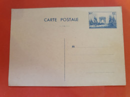 Entier Postal Type Arc De Triomphe, Non Circulé  - Réf 2178 - Postales Tipos Y (antes De 1995)