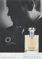 Publicité Parfum BVLGARI POUR HOMME De Bvlgari - Format A4 (Voir Photo) - Publicités Parfum (journaux)