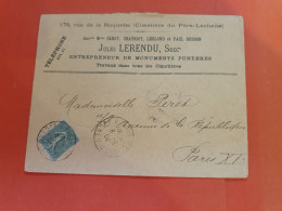 Enveloppe Commerciale De Paris Pour Paris En 1904 - Réf 2182 - 1877-1920: Période Semi Moderne