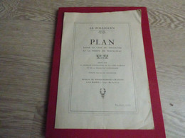 LE POULIGUEN -  ANCIEN  PLAN ENTRE LA GARE DU POULIGUEN ET LA POINTE DE PENCHATEAU - Carte Geographique